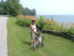 Bicycling along Lake Champlain
