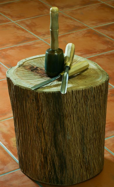 [chisels+and+mallet+on+upturned+stump.jpg]