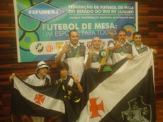 Vasco da Gama Campeão da Copa FEFUMERJ Bola 12 Toques Master de Futmesa de 2008