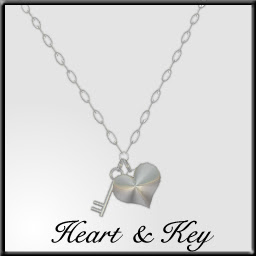 Heart & Key Necklace
