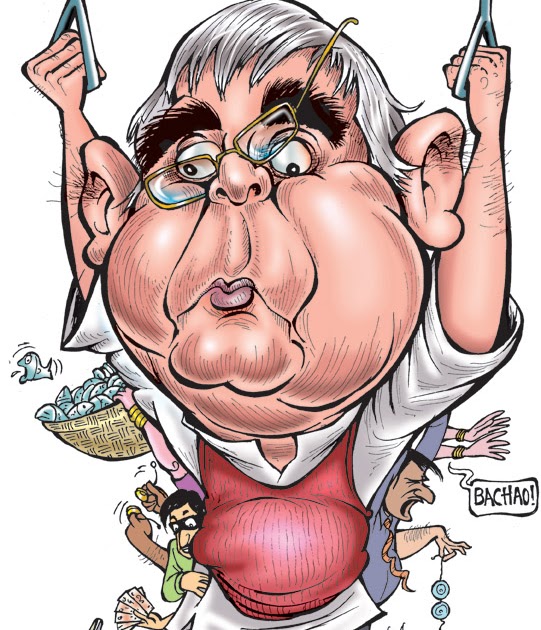 World of an Indian cartoonist!: Lalu Prasad Yadav eyes the coming elections  in railway budget!