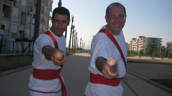 Joan Vallbona i Lluís Riera, bastoners