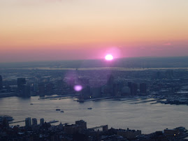 Sunset over the Big Apple