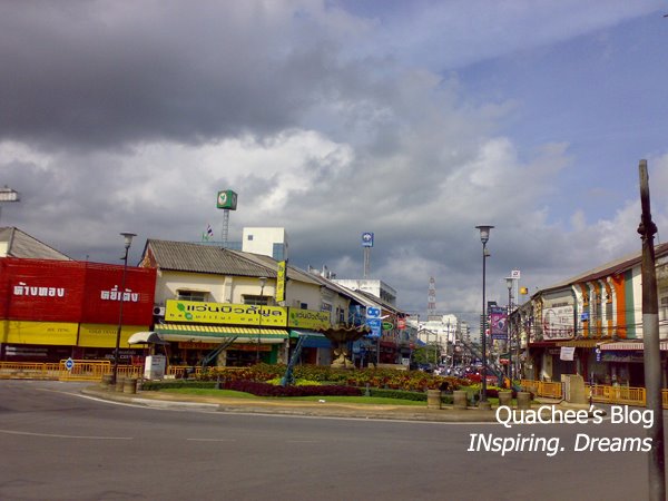 phuket town, thai town, thailand - roundabout