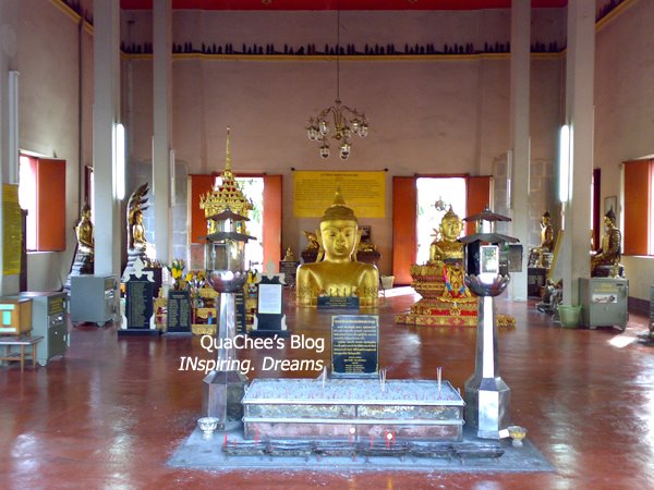 half buried buddha, wat phratong, phuket