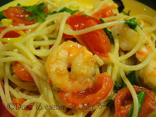 Spaghetti aux moules et tomates - Josée di Stasio