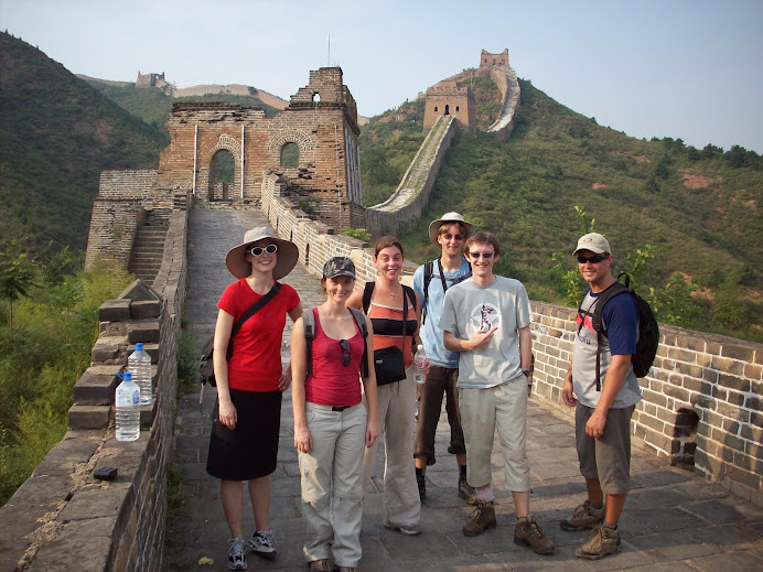 our group on the great wall