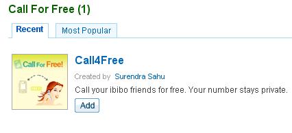 ibibo Call for free