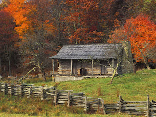 DUVAR KAITLARI Cabin+Among+Color,+Cumberland+Gap+National+Park,+Kentucky-710217