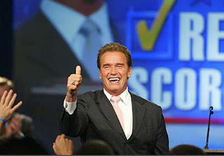 Californian governor Schwarzenegger is all for a greener planet