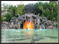 Man-made octopus at the Mountain Springs Pool