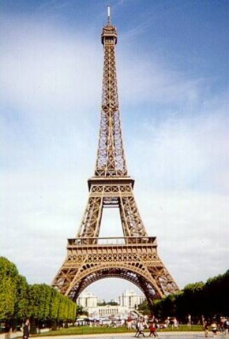 La magníficaTorre Eiffel, Paris Francia