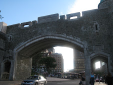 St. John`s Gate in Vieux Québec