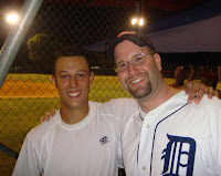 Justin Prinstein and Rabbi Jason Miller (Israel Baseball League)