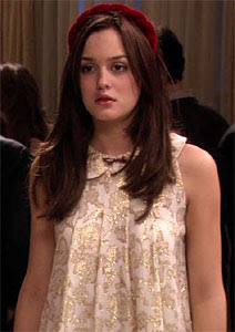 The Glam Guide: Blair's Gold Christmas Dress in Gossip Girl Episode ...