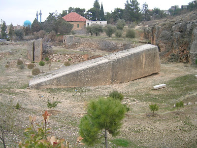 la pietra più grande del mondo libano Baalbek