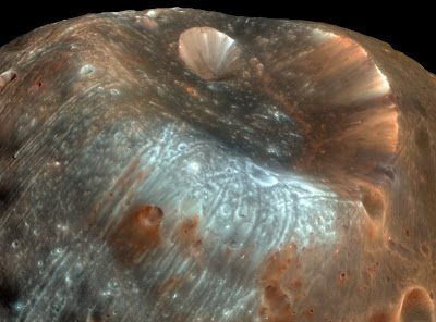 Cráter Stickney - Fobos (Marte)