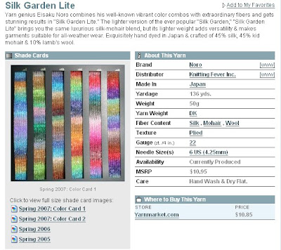 KNITTING TIDBITS: Noro Silk Garden Striped Scarf Free Pattern