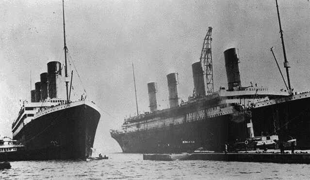 Titanic Olympic y Britannic