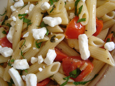 pasta with five fresh herbs