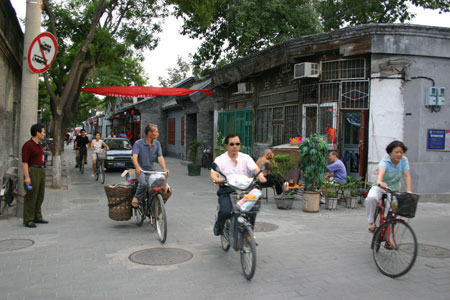 Hutong street life, Beijing