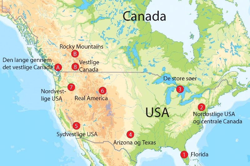 motorhomeblog - Guide til ferie i i Canada & USA: Hvor i Canada og USA kan du holde motorhomeferie?
