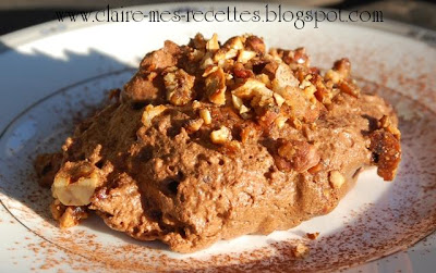 recettes dessert Mousse au chocolat à lorange
