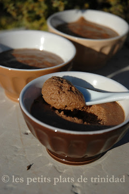 recettes dessert Mousse au chocolat à lorange
