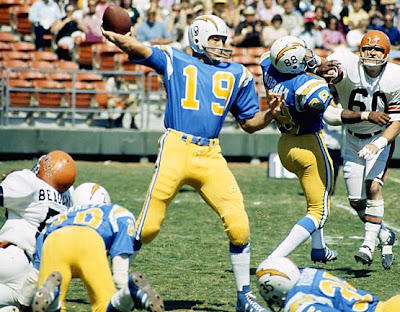 chargers jersey history